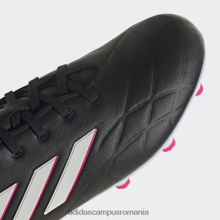 adidas campus romania copa pure.3 crape de teren ferm zero metalic copii negru/zero metalic/roz J266N211064