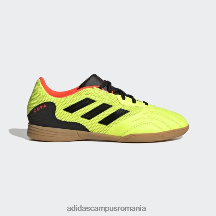 adidas campus romania copa sense.3 indoor sala pantofi galbeni copii galben/negru/rosu J266N211539