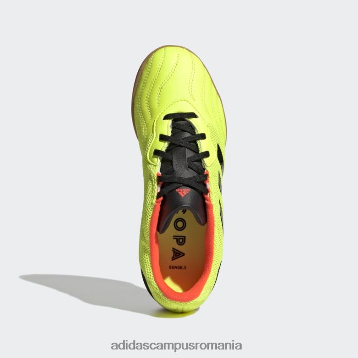 adidas campus romania copa sense.3 indoor sala pantofi galbeni copii galben/negru/rosu J266N211539