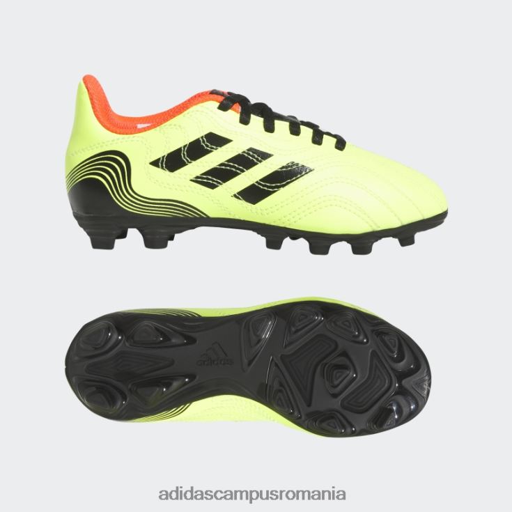 adidas campus romania copa sense.4 tachete flexibile de sol galbene copii galben/negru/rosu J266N211551