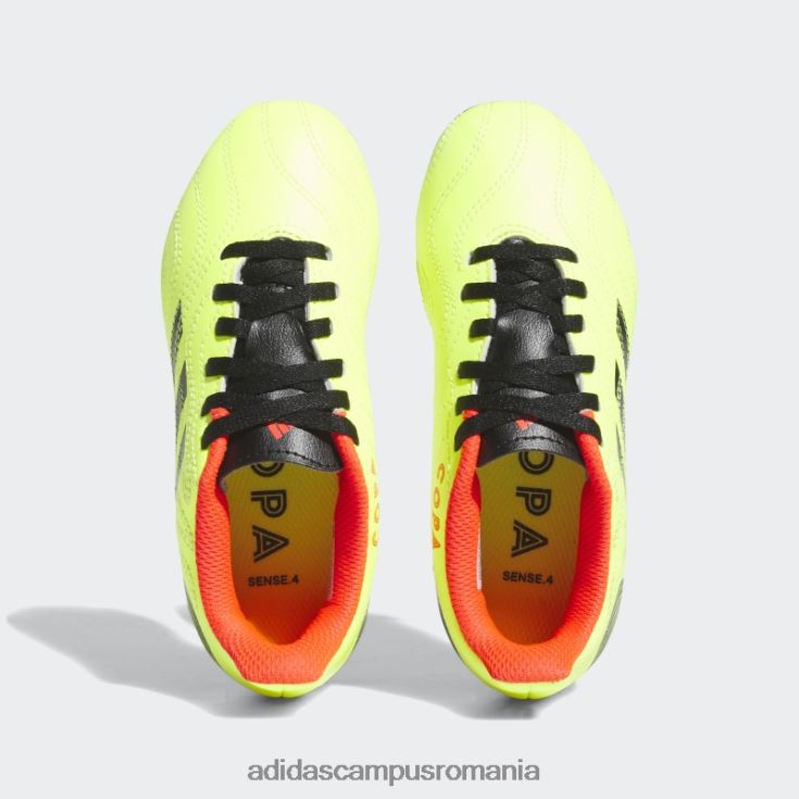 adidas campus romania copa sense.4 tachete flexibile de sol galbene copii galben/negru/rosu J266N211551