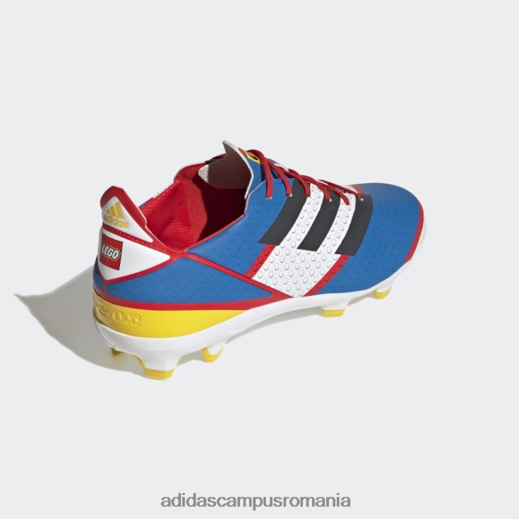 adidas campus romania crampă de fotbal pentru teren ferm alb copii alb/carbon/albastru J266N224871