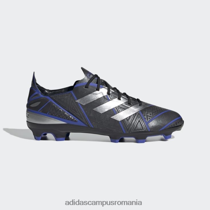 adidas campus romania crampoane de fotbal negru pentru teren ferm copii negru/argintiu/cerneală J266N224869