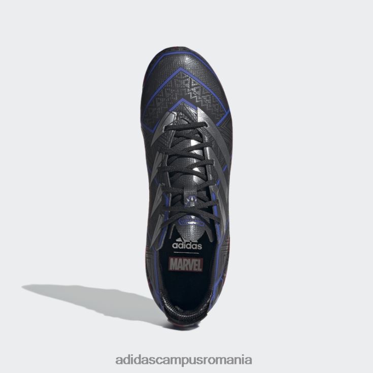 adidas campus romania crampoane de fotbal negru pentru teren ferm copii negru/argintiu/cerneală J266N224869