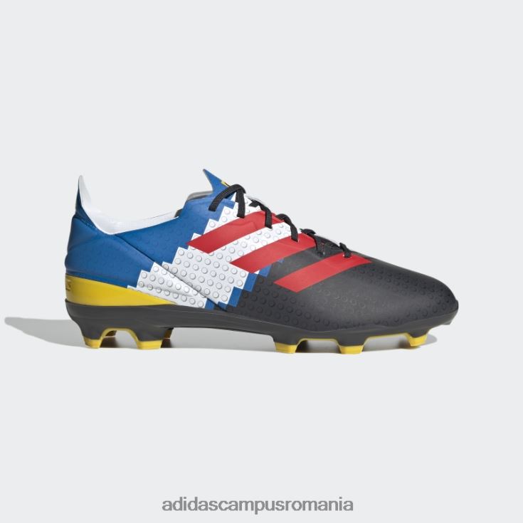 adidas campus romania crampoane de fotbal pentru teren ferm de carbon gamemode copii carbon/rosu/albastru J266N224874