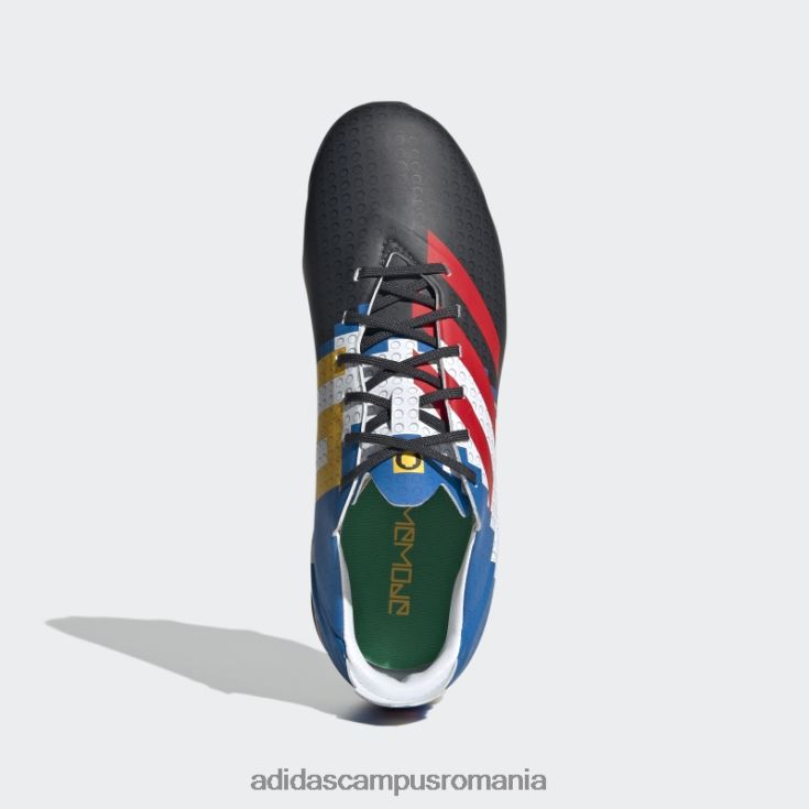 adidas campus romania crampoane de fotbal pentru teren ferm de carbon gamemode copii carbon/rosu/albastru J266N224874