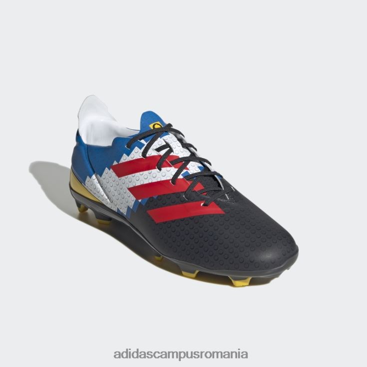 adidas campus romania crampoane de fotbal pentru teren ferm de carbon gamemode copii carbon/rosu/albastru J266N224874