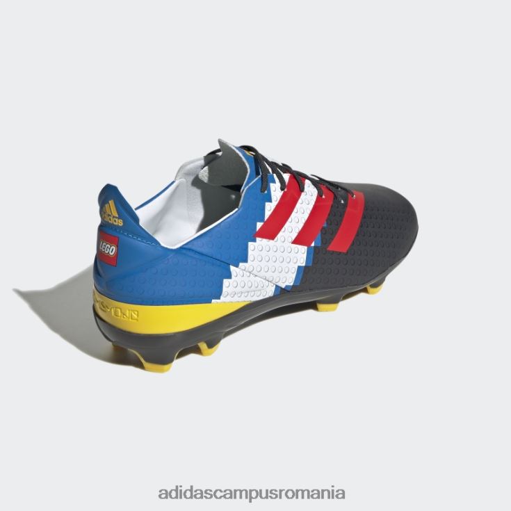 adidas campus romania crampoane de fotbal pentru teren ferm de carbon gamemode copii carbon/rosu/albastru J266N224874