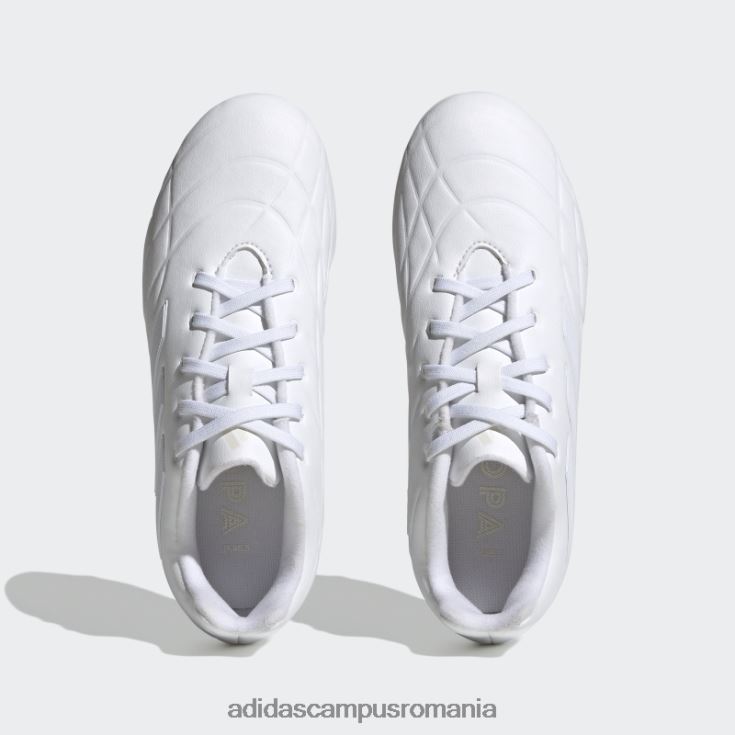 adidas campus romania fashion copa pure.3 crampoane de fotbal teren ferm zero metalic copii alb/zero metalic J266N224865
