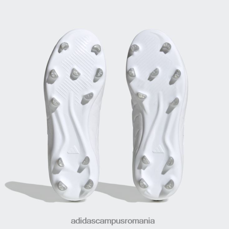 adidas campus romania fashion copa pure.3 crampoane de fotbal teren ferm zero metalic copii alb/zero metalic J266N224865