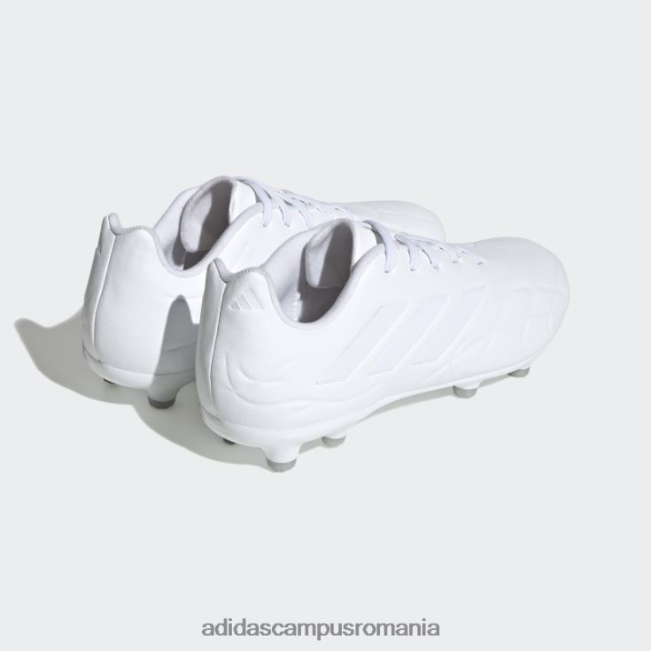 adidas campus romania fashion copa pure.3 crampoane de fotbal teren ferm zero metalic copii alb/zero metalic J266N224865