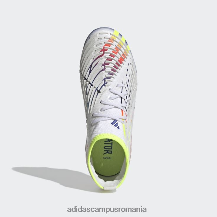 adidas campus romania marginea de pradator alb.1 cizme de teren ferm copii alb/galben/albastru J266N23611