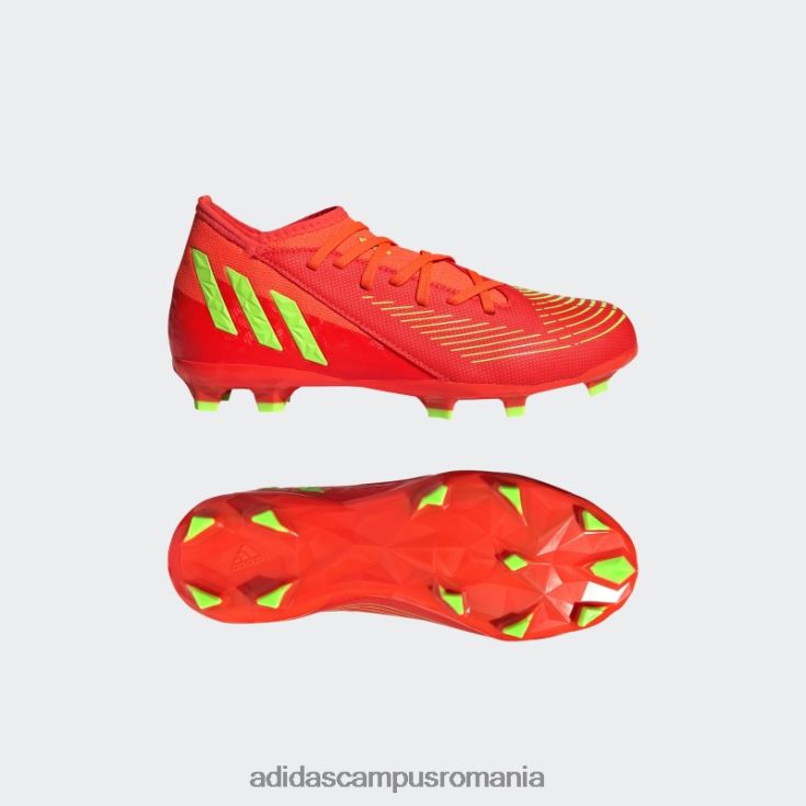 adidas campus romania marginea de pradator rosie.3 tachete de teren ferm copii roșu/verde/negru J266N211518