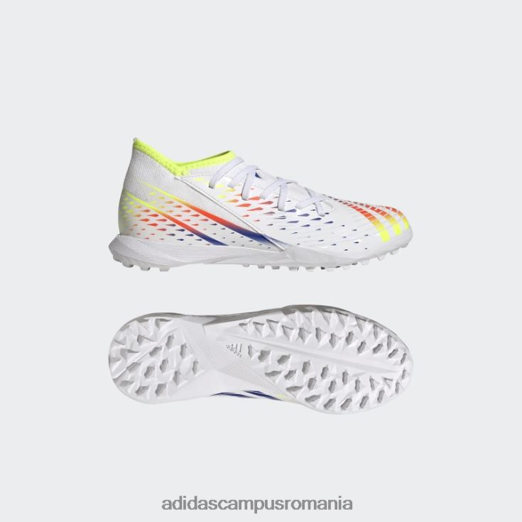 adidas campus romania marginea pradator alb.3 pantofi de gazon copii alb/galben/albastru J266N211453