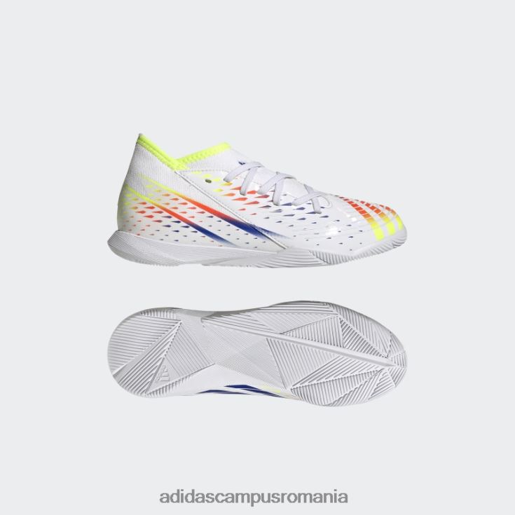 adidas campus romania marginea pradator albastru.3 pantofi de interior copii alb/galben/albastru J266N211447