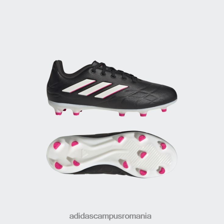 adidas campus romania negru copa pure.3 cizme teren ferm copii negru/zero metalic/roz J266N217687