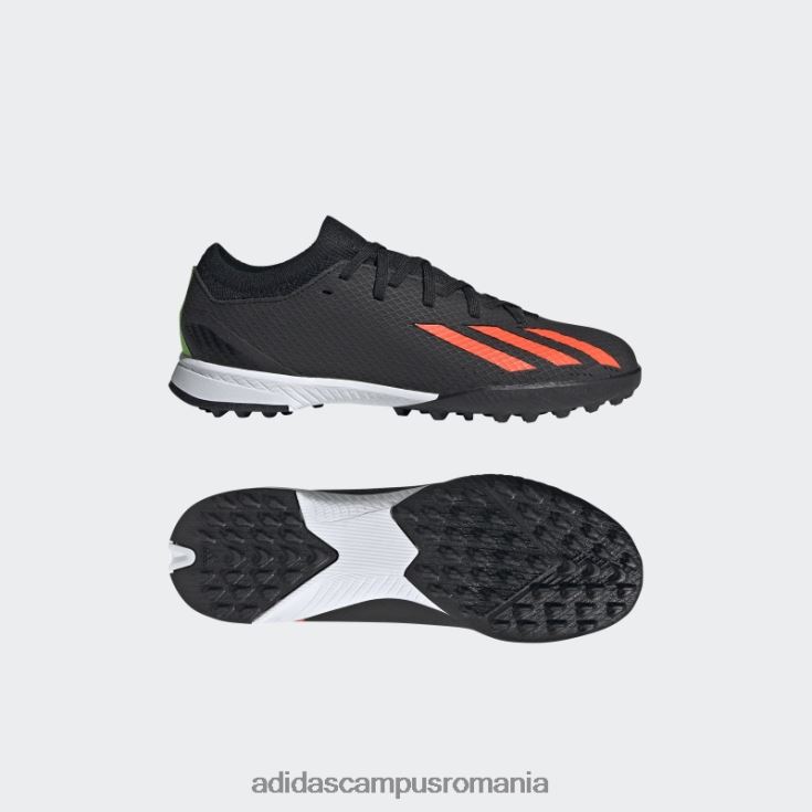 adidas campus romania negru x speedportal.3 pantofi pentru gazon copii negru/rosu/verde J266N211489