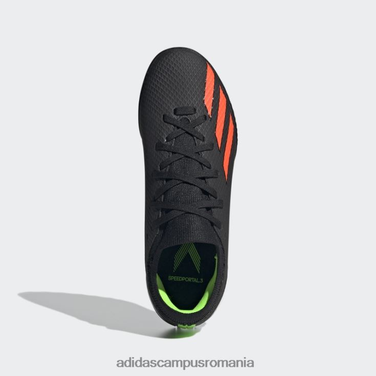 adidas campus romania negru x speedportal.3 pantofi pentru gazon copii negru/rosu/verde J266N211489