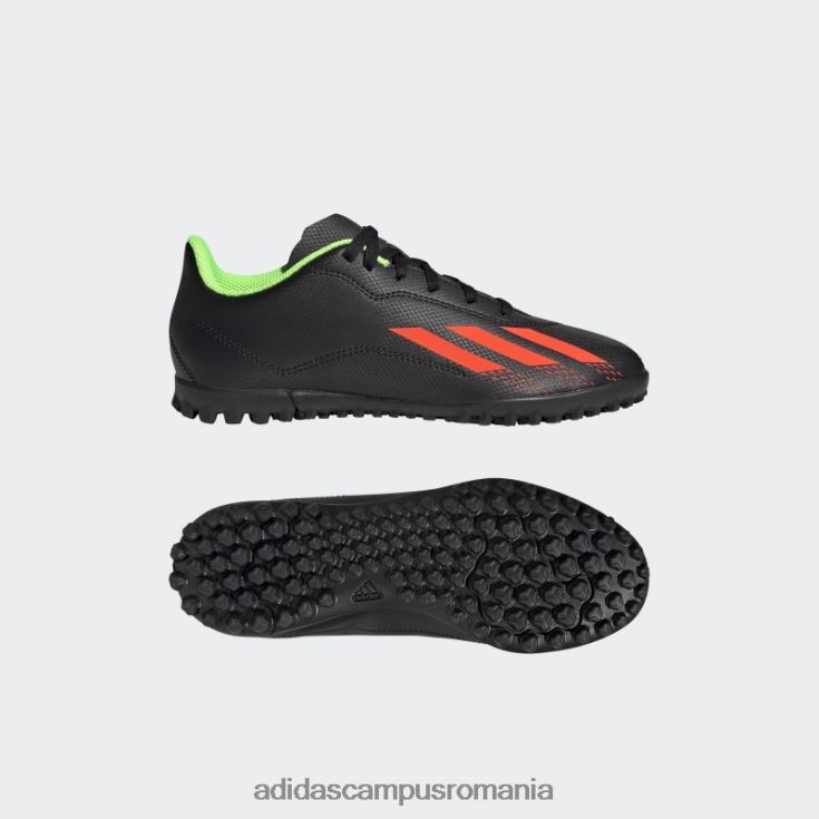 adidas campus romania negru x speedportal.4 pantofi pentru gazon copii negru/rosu/verde J266N211273