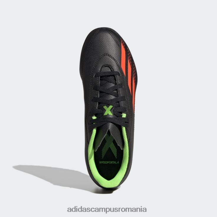adidas campus romania negru x speedportal.4 pantofi pentru gazon copii negru/rosu/verde J266N211273