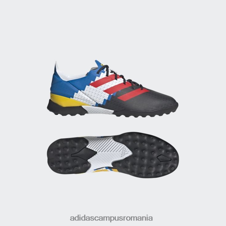 adidas campus romania pantofi de fotbal pentru gazon din carbon gamemode copii carbon/rosu/albastru J266N224875