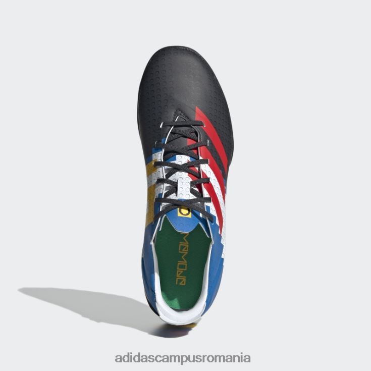 adidas campus romania pantofi de fotbal pentru gazon din carbon gamemode copii carbon/rosu/albastru J266N224875