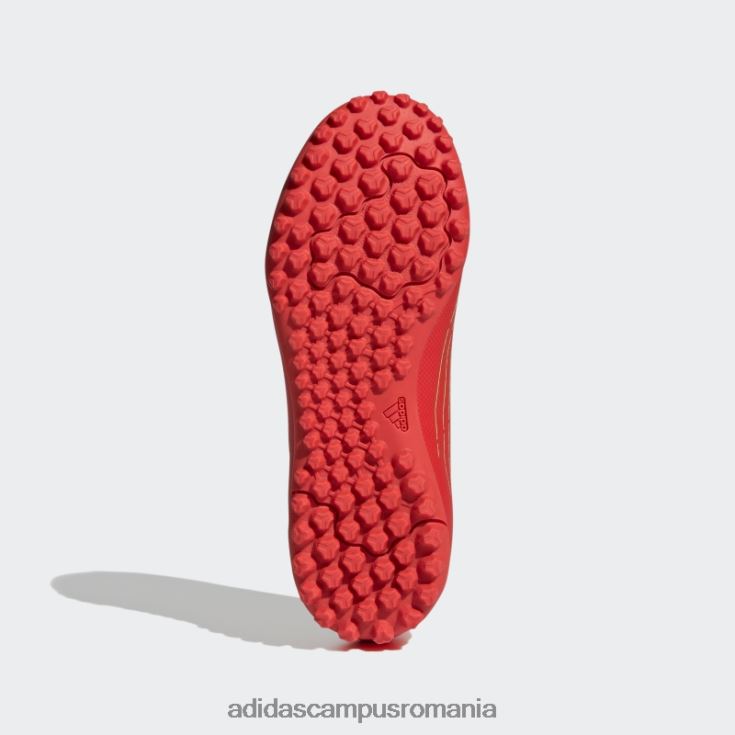 adidas campus romania pradator edge.4 pantofi gazon rosii copii roșu/verde/negru J266N211527