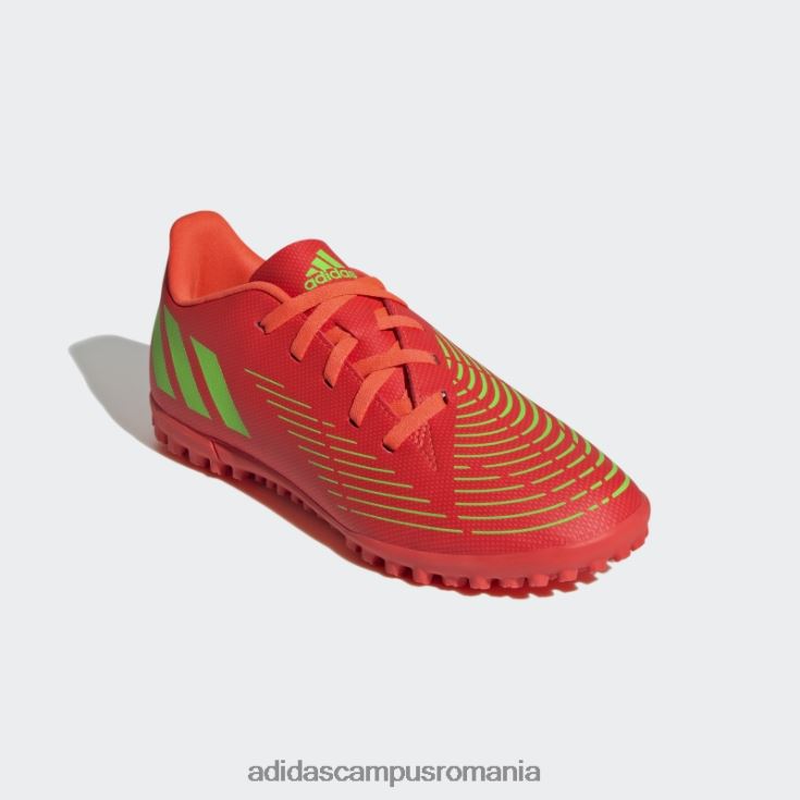 adidas campus romania pradator edge.4 pantofi gazon rosii copii roșu/verde/negru J266N211527