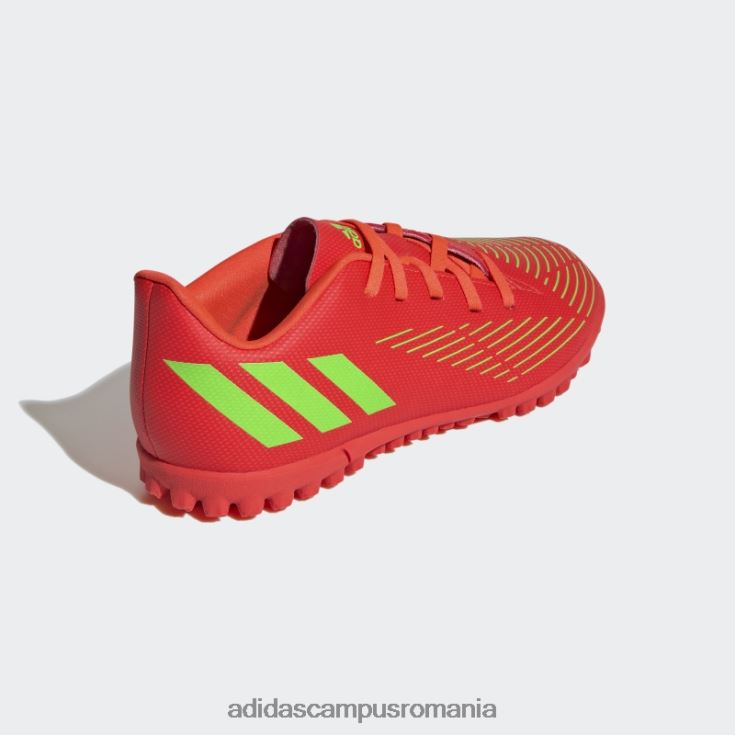 adidas campus romania pradator edge.4 pantofi gazon rosii copii roșu/verde/negru J266N211527