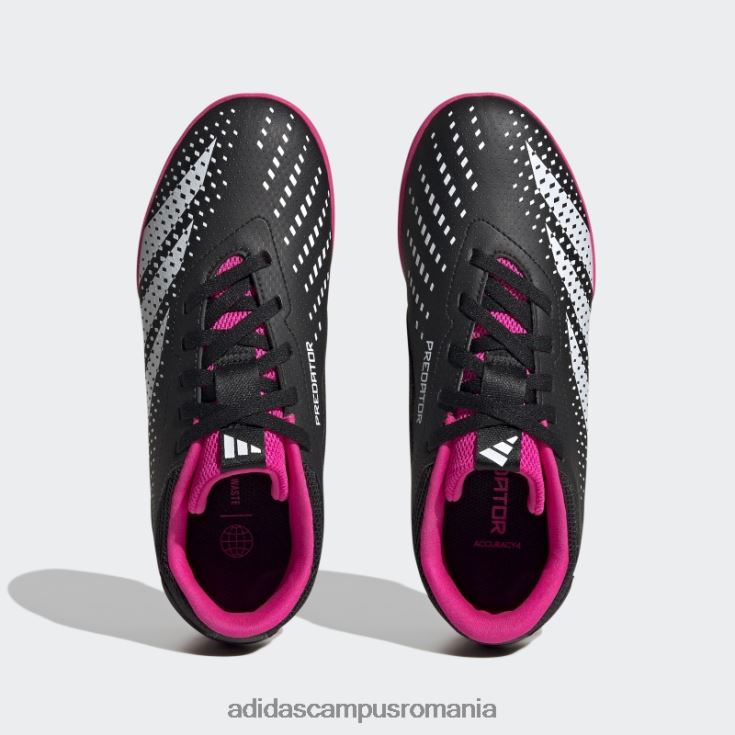adidas campus romania predator accuracy.4 indoor sala pantofi negru adidas copii negru/alb/roz J266N211370