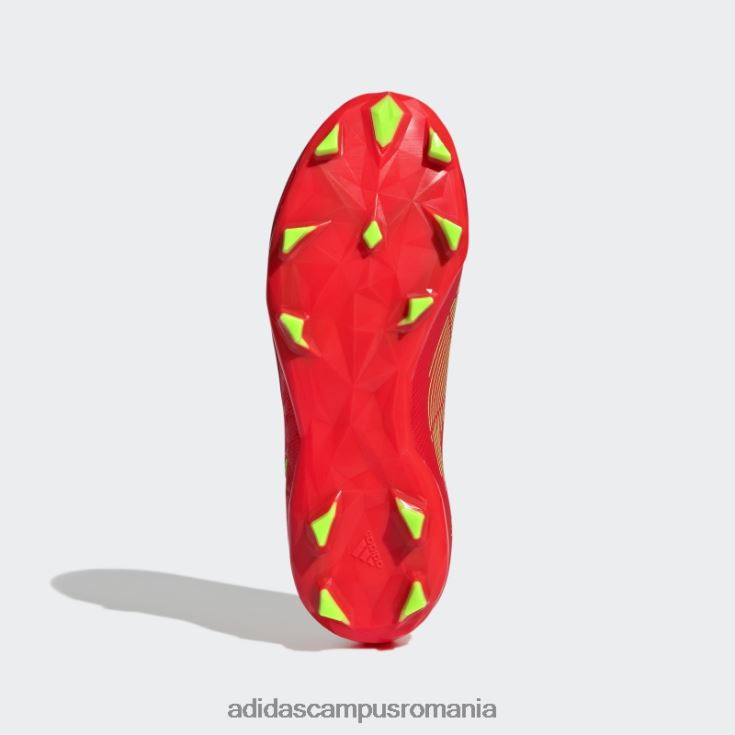 adidas campus romania predator edge.3 crampoane de teren ferm fără șireturi roșii adidas copii roșu/verde/negru J266N211490