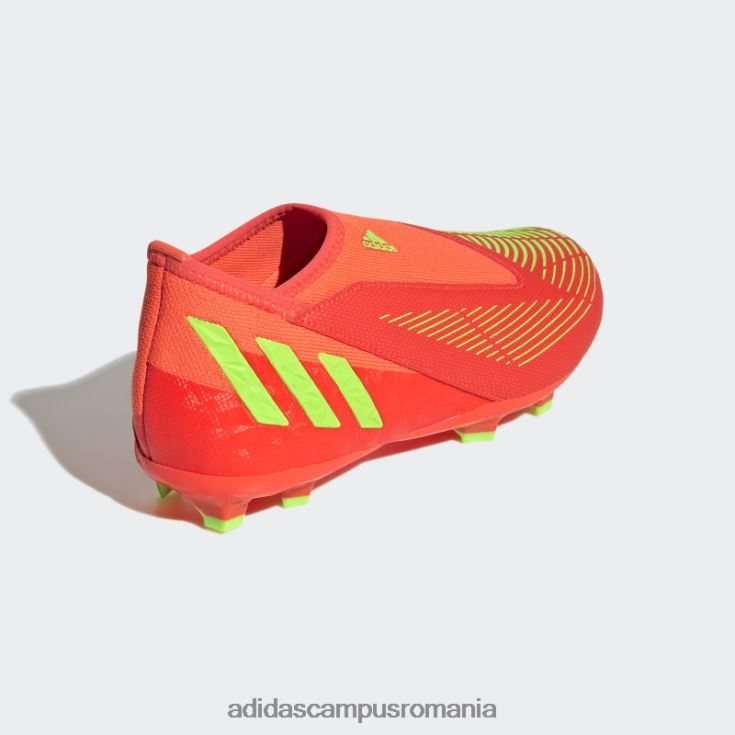 adidas campus romania predator edge.3 crampoane de teren ferm fără șireturi roșii adidas copii roșu/verde/negru J266N211490
