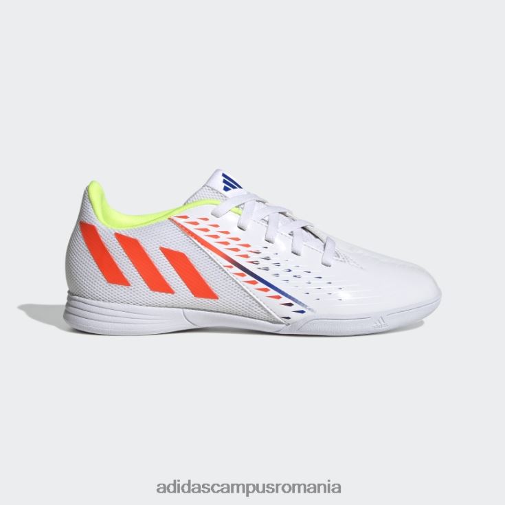 adidas campus romania predator edge.4 pantofi sala indoor alb copii alb/galben/albastru J266N211450