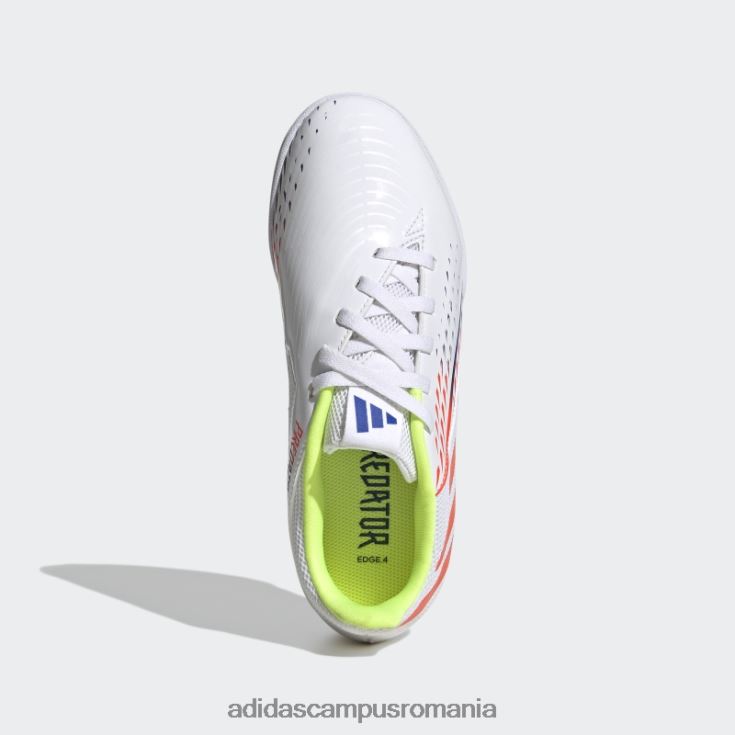adidas campus romania predator edge.4 pantofi sala indoor alb copii alb/galben/albastru J266N211450