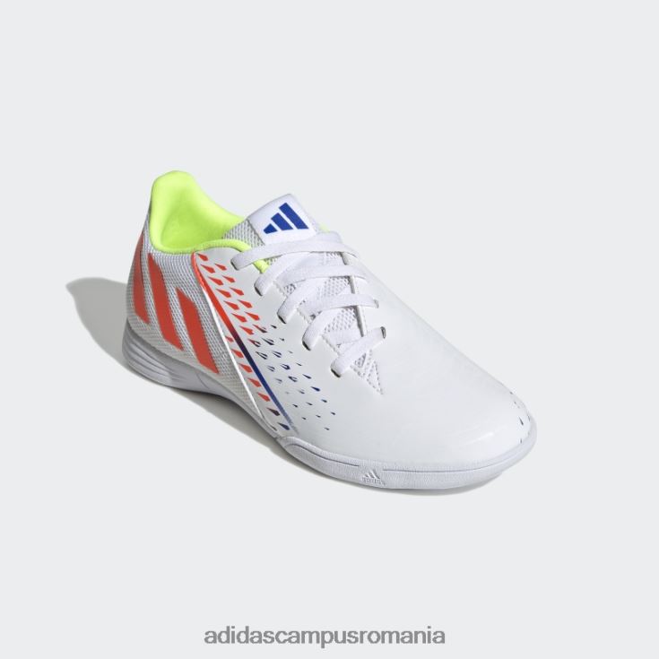 adidas campus romania predator edge.4 pantofi sala indoor alb copii alb/galben/albastru J266N211450