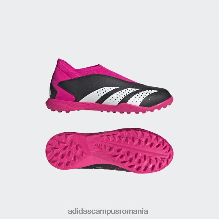 adidas campus romania predator roz precizie.3 cizme gazon fara siret copii negru/alb/roz J266N217723