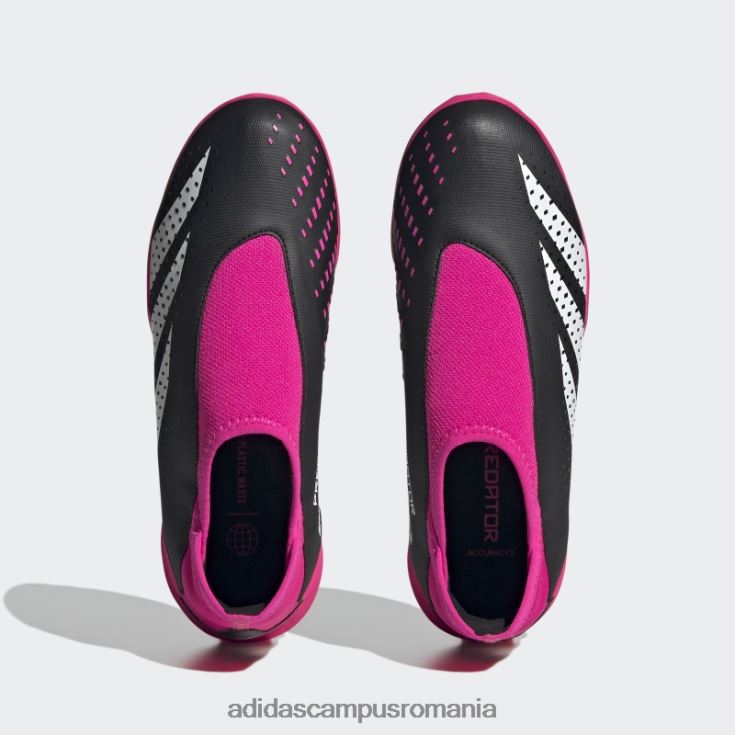 adidas campus romania predator roz precizie.3 cizme gazon fara siret copii negru/alb/roz J266N217723