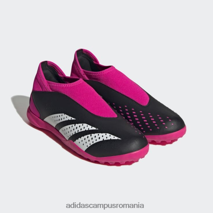 adidas campus romania predator roz precizie.3 cizme gazon fara siret copii negru/alb/roz J266N217723