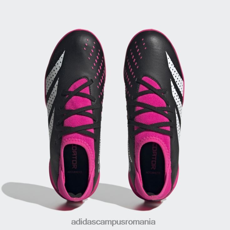 adidas campus romania predator roz precizie.3 pantofi de fotbal gazon copii negru/alb/roz J266N224843