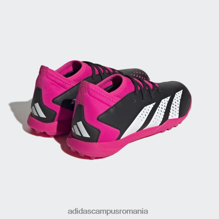 adidas campus romania predator roz precizie.3 pantofi de fotbal gazon copii negru/alb/roz J266N224843