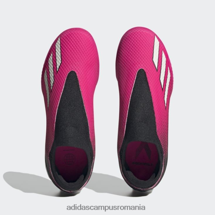 adidas campus romania roz x speedportal.3 cizme gazon fara siret copii roz/zero metalic/negru J266N217638