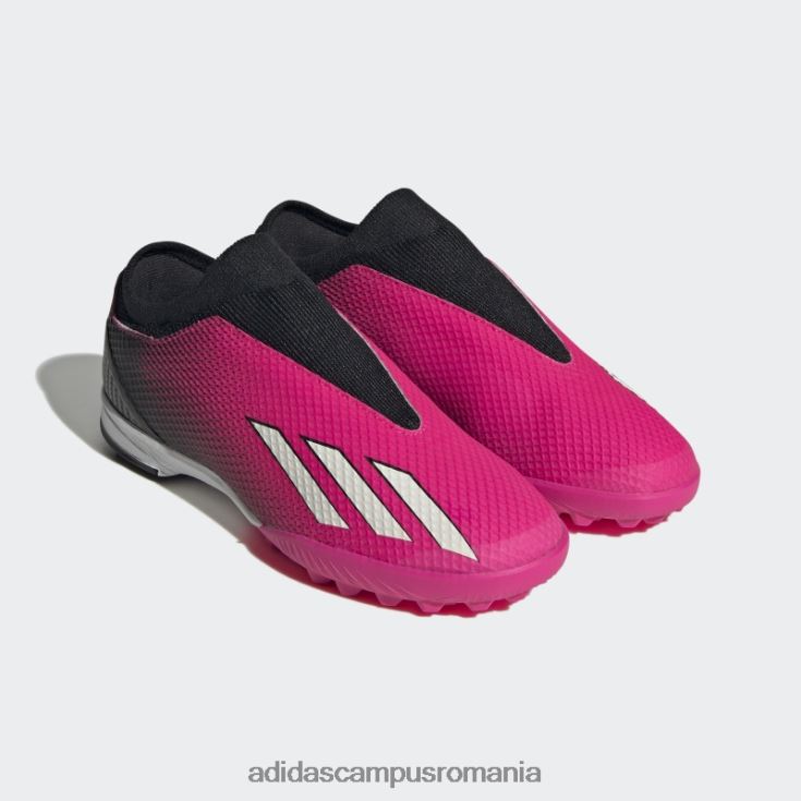 adidas campus romania roz x speedportal.3 cizme gazon fara siret copii roz/zero metalic/negru J266N217638