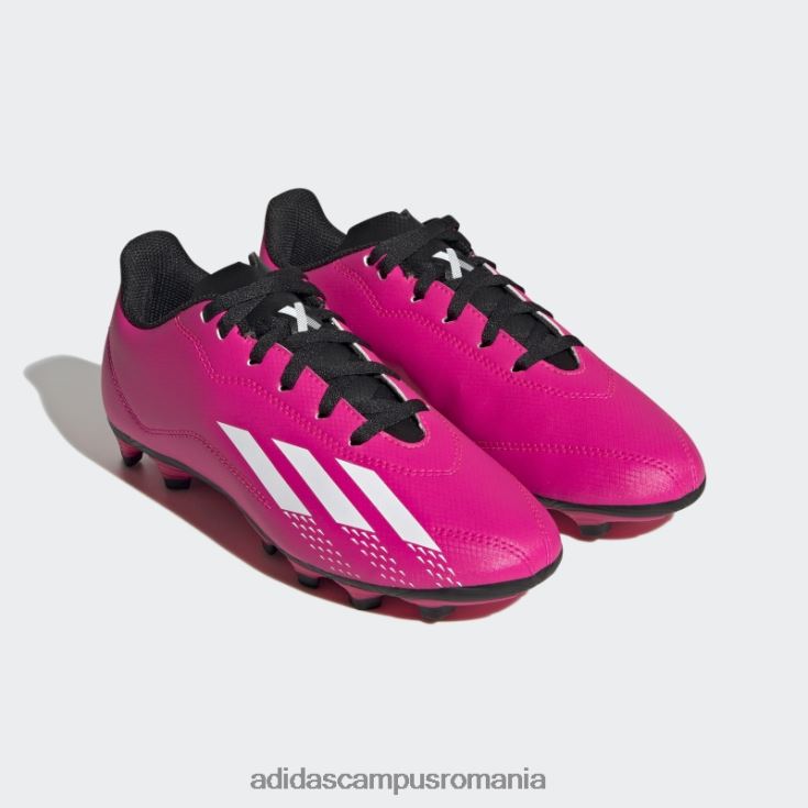adidas campus romania roz x speedportal.4 crampoane flexibile de fotbal la sol copii roz/alb/negru J266N224862