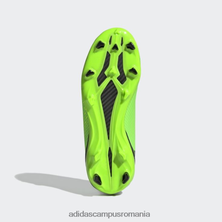 adidas campus romania verde x speedportal.3 crampoane pentru teren ferm copii verde/negru/galben J266N211549