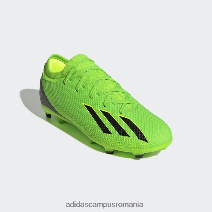 adidas campus romania verde x speedportal.3 crampoane pentru teren ferm copii verde/negru/galben J266N211549