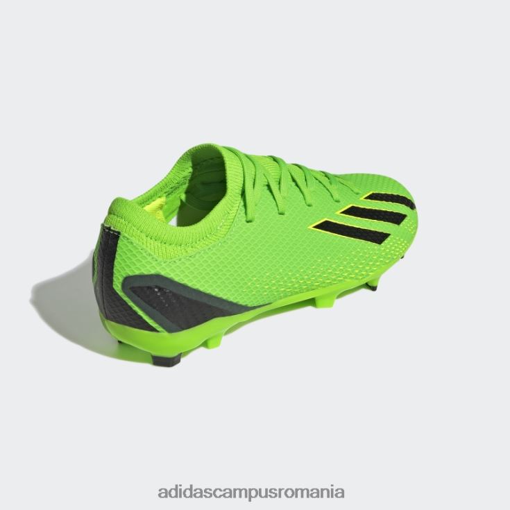 adidas campus romania verde x speedportal.3 crampoane pentru teren ferm copii verde/negru/galben J266N211549