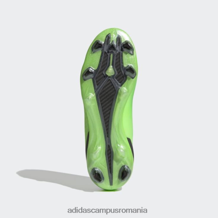 adidas campus romania verde x speedportal+ crampoane pentru teren ferm copii verde/negru/galben J266N211536