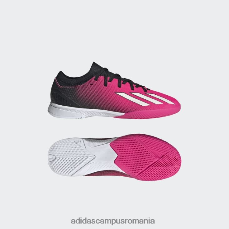 adidas campus romania x speedportal.3 pantofi indoor roz copii roz/zero metalic/negru J266N211312