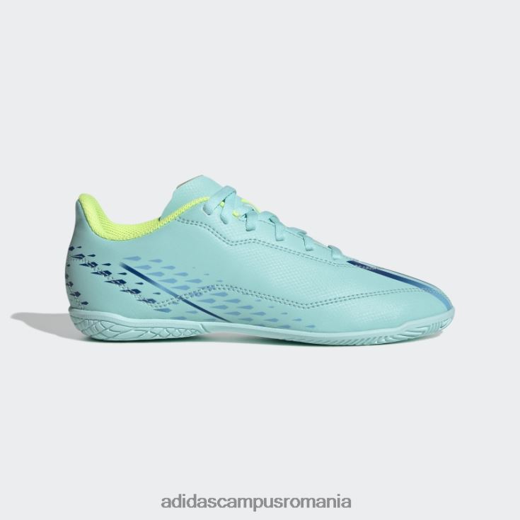 adidas campus romania x speedportal.4 pantofi indoor aqua adidas copii aqua/albastru/galben J266N211454