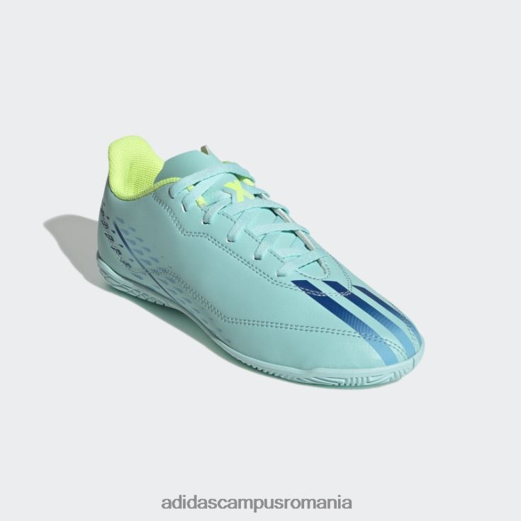 adidas campus romania x speedportal.4 pantofi indoor aqua adidas copii aqua/albastru/galben J266N211454